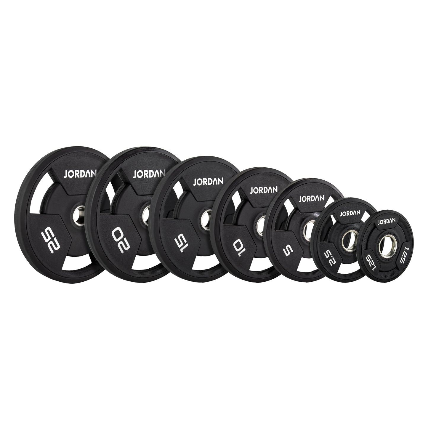 JORDAN Urethane Tri-Grip Olympic Plate (1.25kg-25kg)