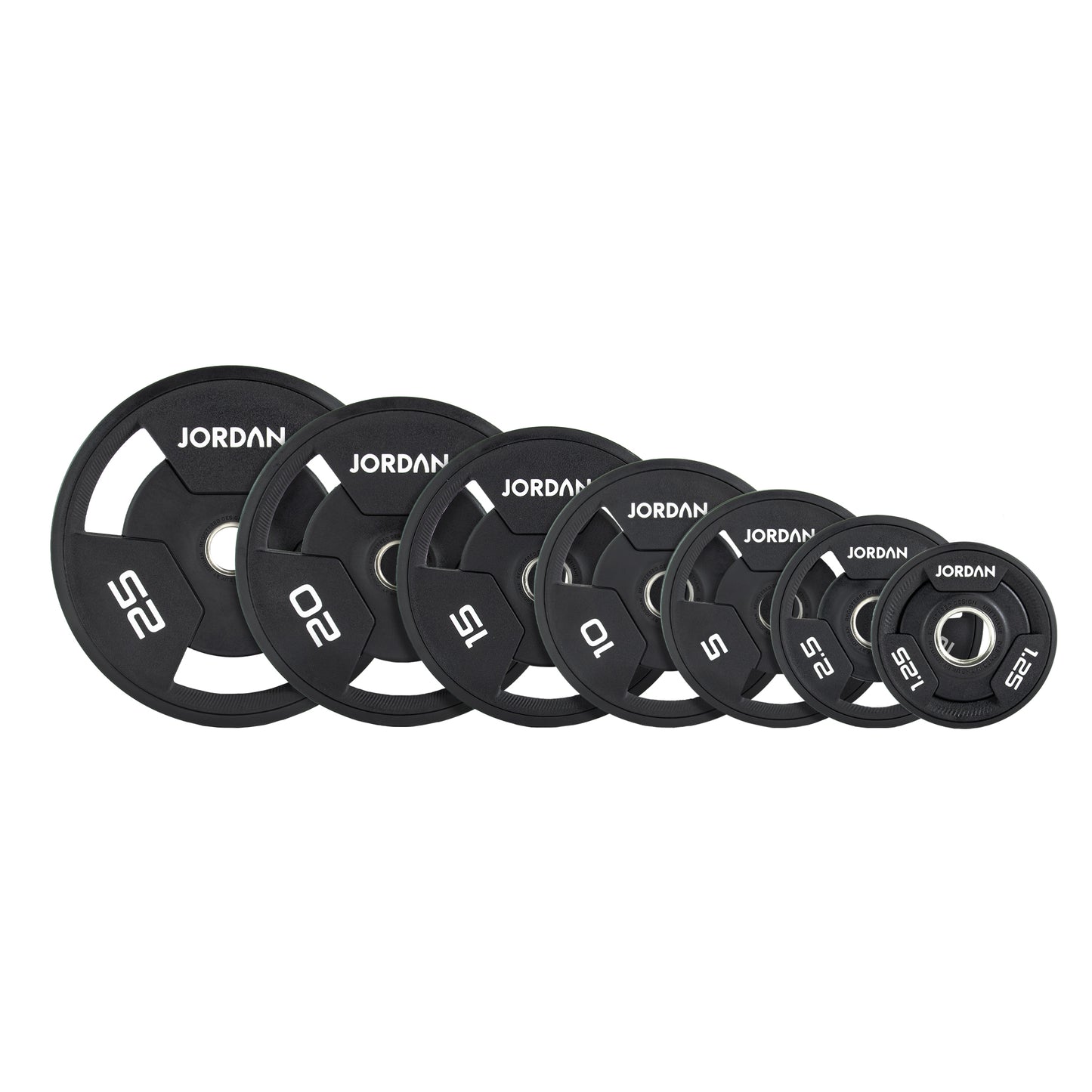 JORDAN Urethane Tri-Grip Olympic Plate (1.25kg-25kg)