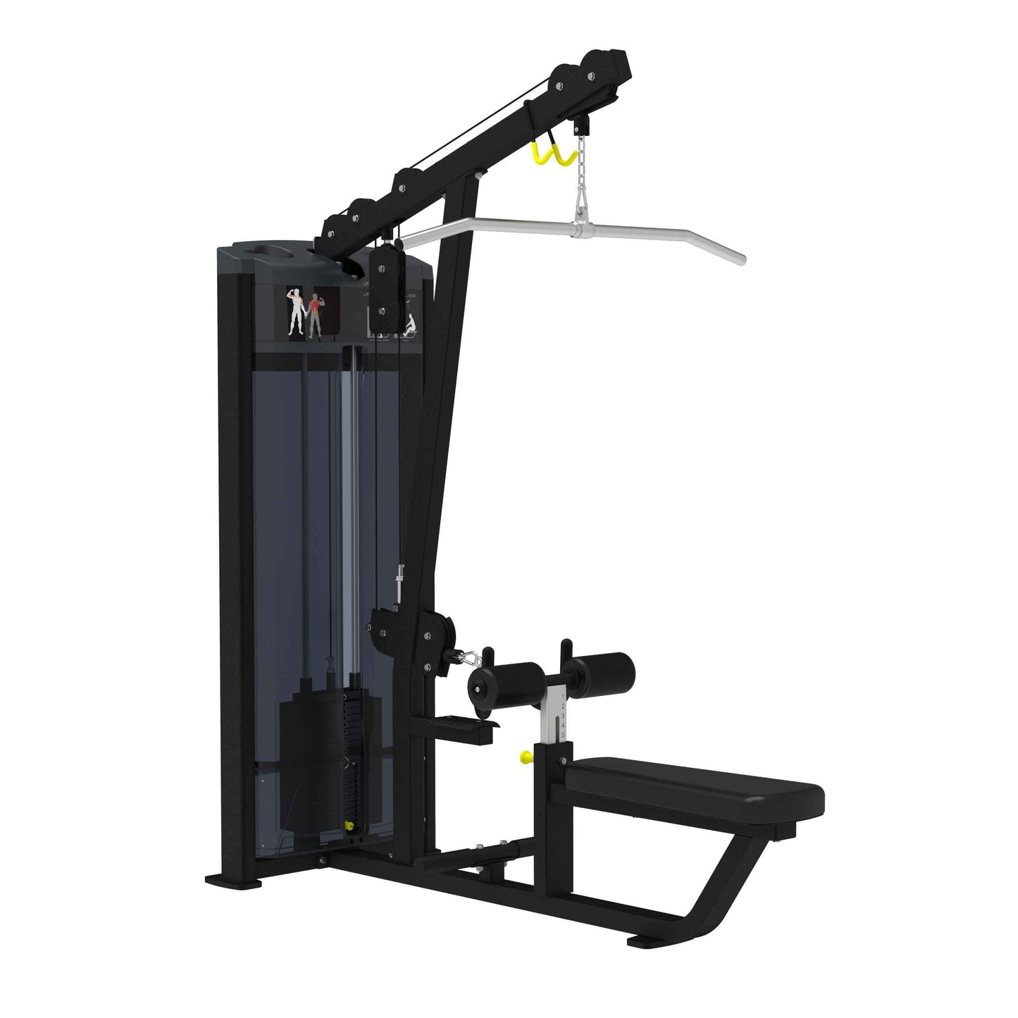 Pro Series Lat Pulldown / Low Row Machine (GG-PRO-106)
