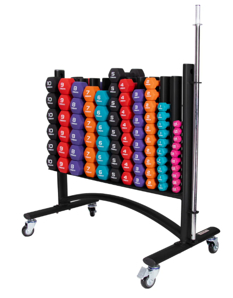 JORDAN® Hex Neoprene Studio Dumbbell Sets