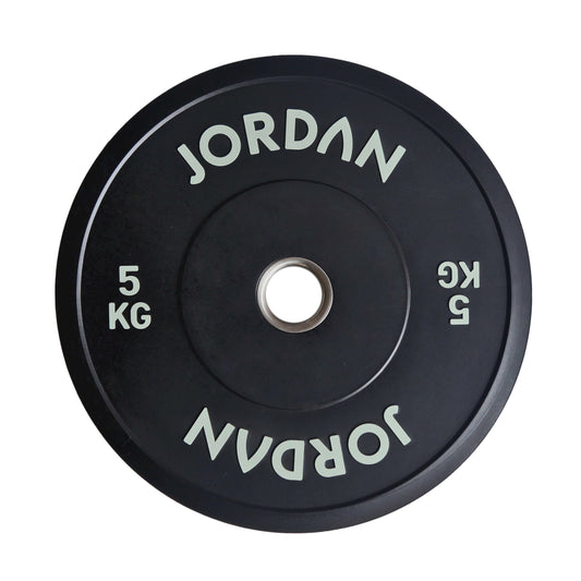 JORDAN Black Rubber Bumper Plate (5kg-25kg)