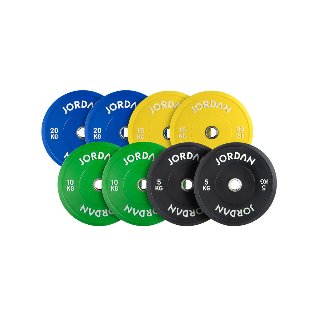 JORDAN Coloured Rubber Bumper Plate (5kg-25kg)