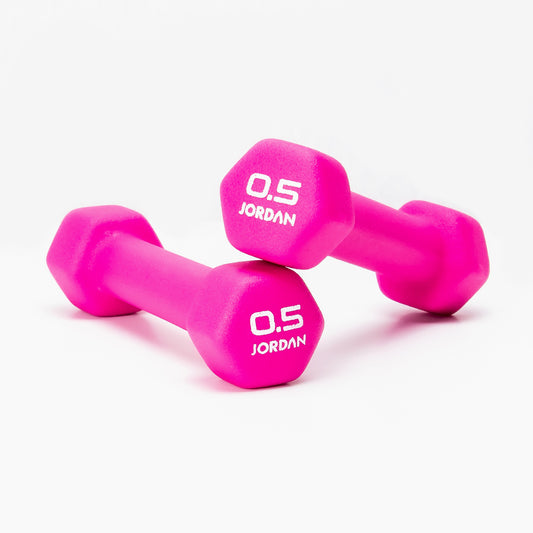 JORDAN® Neoprene Studio Hex Dumbbells