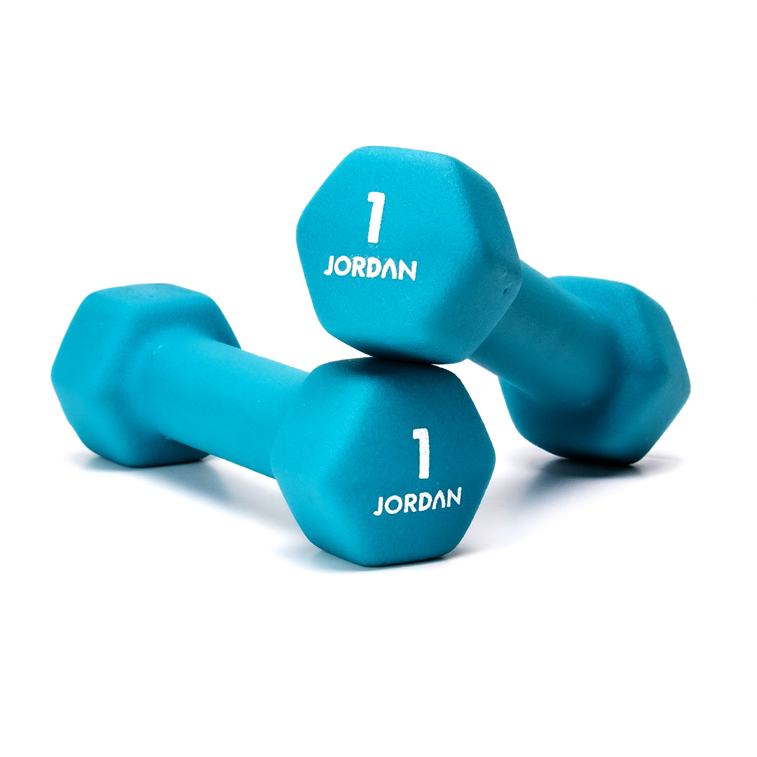 JORDAN® Neoprene Studio Hex Dumbbells