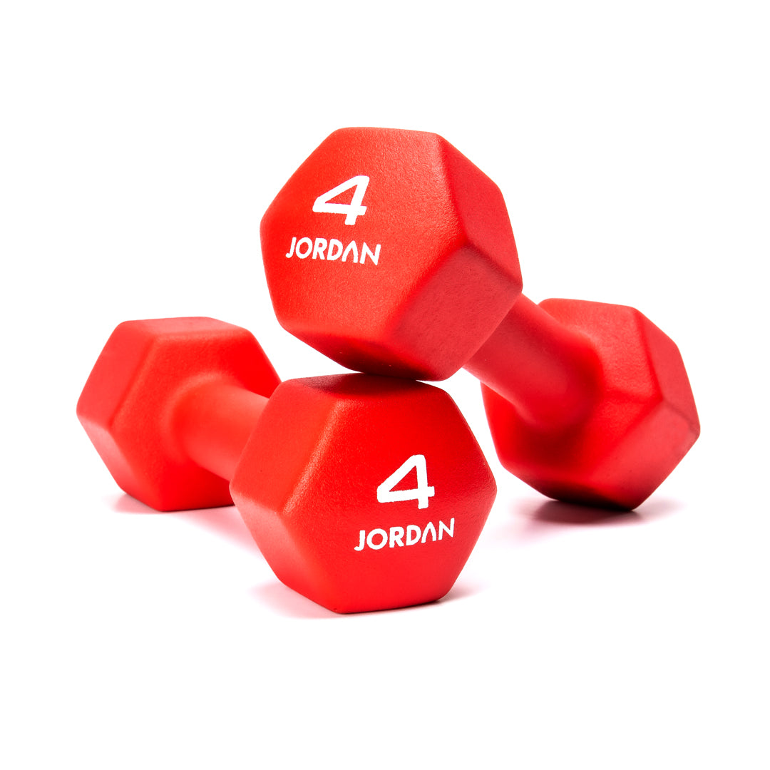 JORDAN® Neoprene Studio Hex Dumbbells