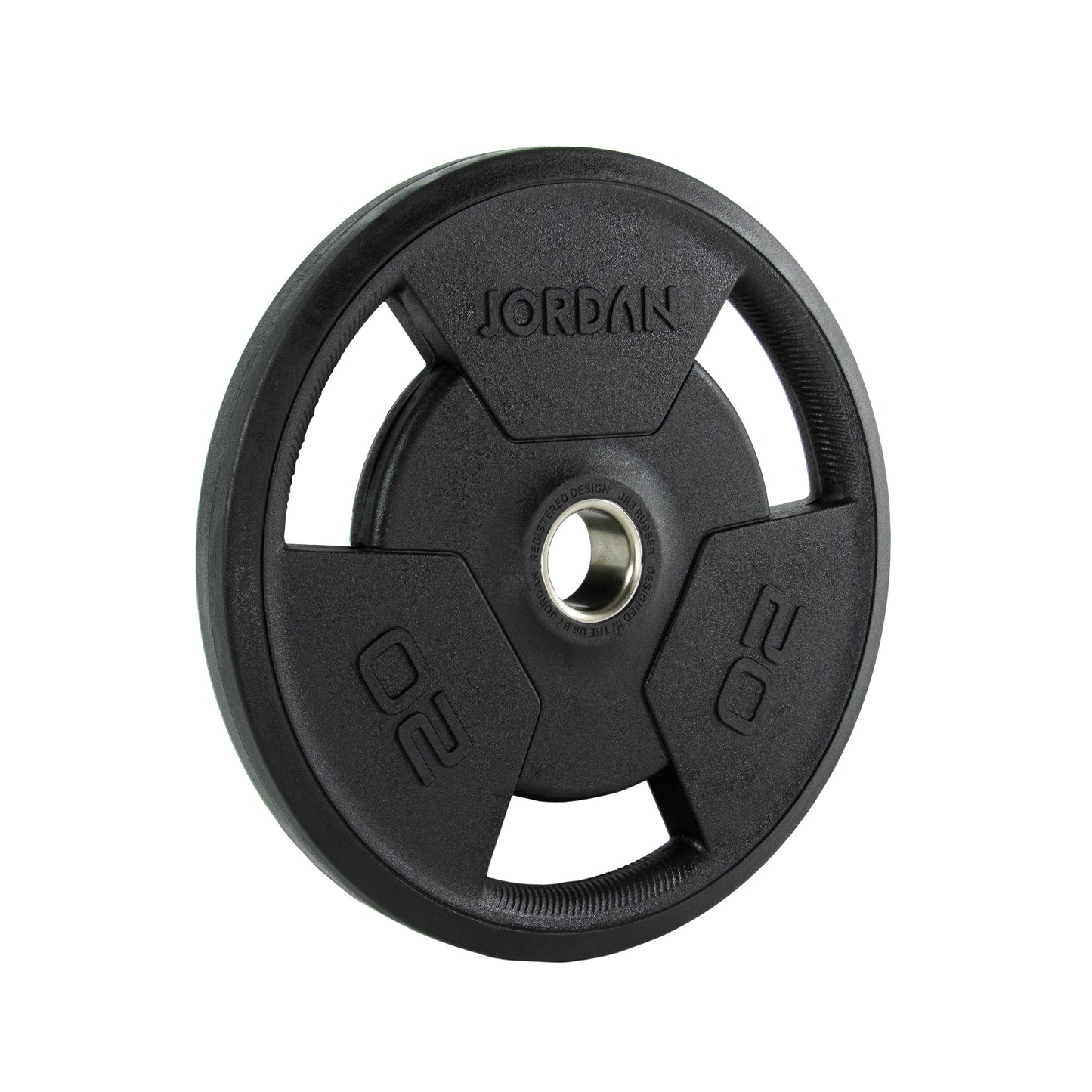 JORDAN Rubber Tri-Grip Olympic Plate (1.25kg-25kg)