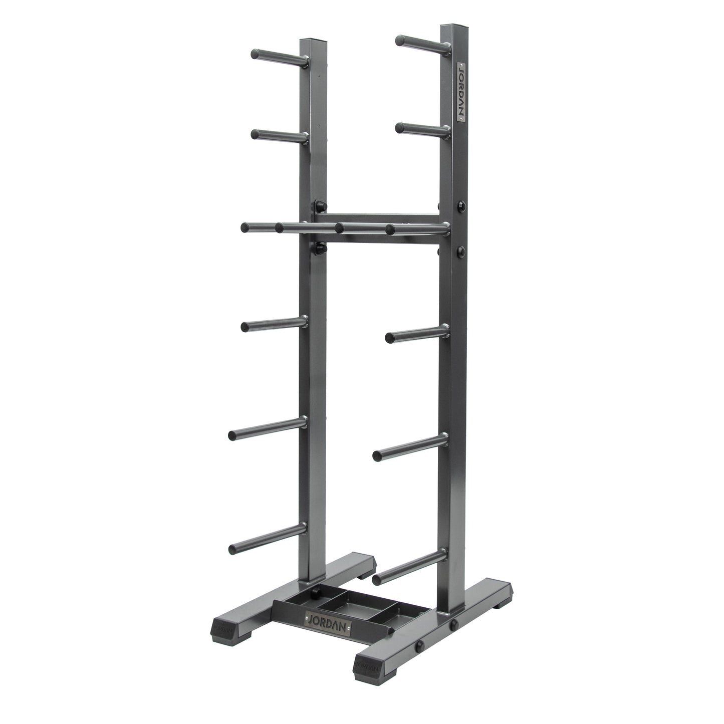 JORDAN® Studio Barbell Racks (Holds 12 Sets/30 Sets)