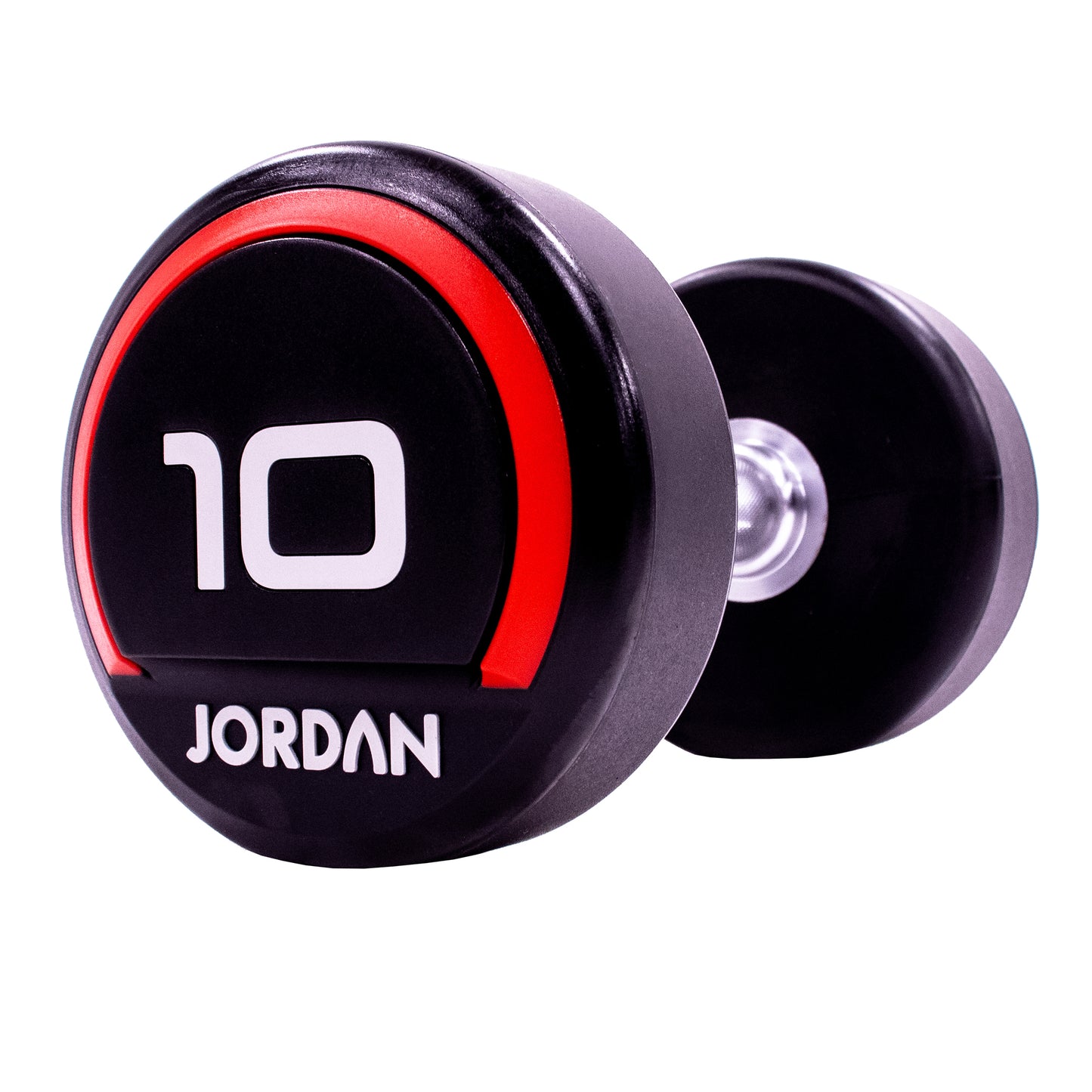 JORDAN Fitness Red Urethane Dumbbels (2.5kg-50kg)