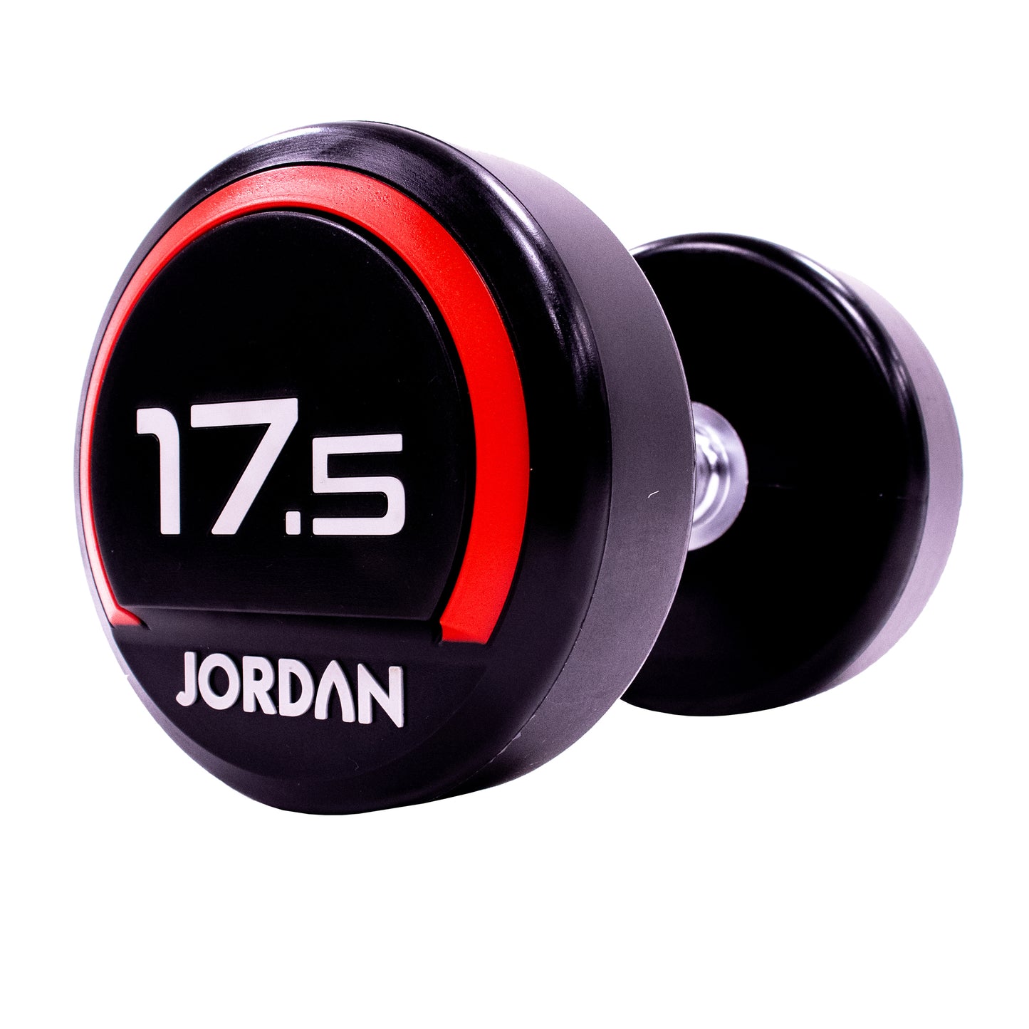 JORDAN Fitness Red Urethane Dumbbels (2.5kg-50kg)