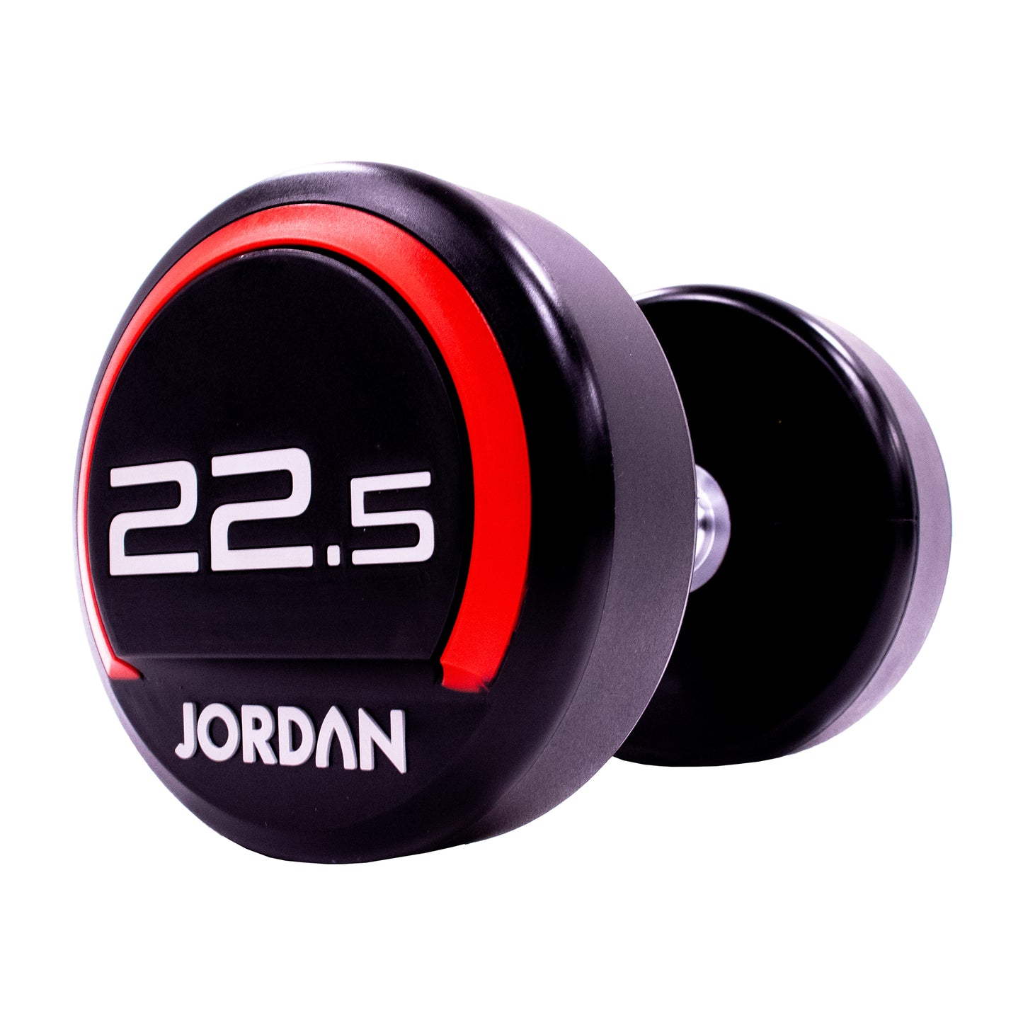 JORDAN Fitness Red Urethane Dumbbels (2.5kg-50kg)