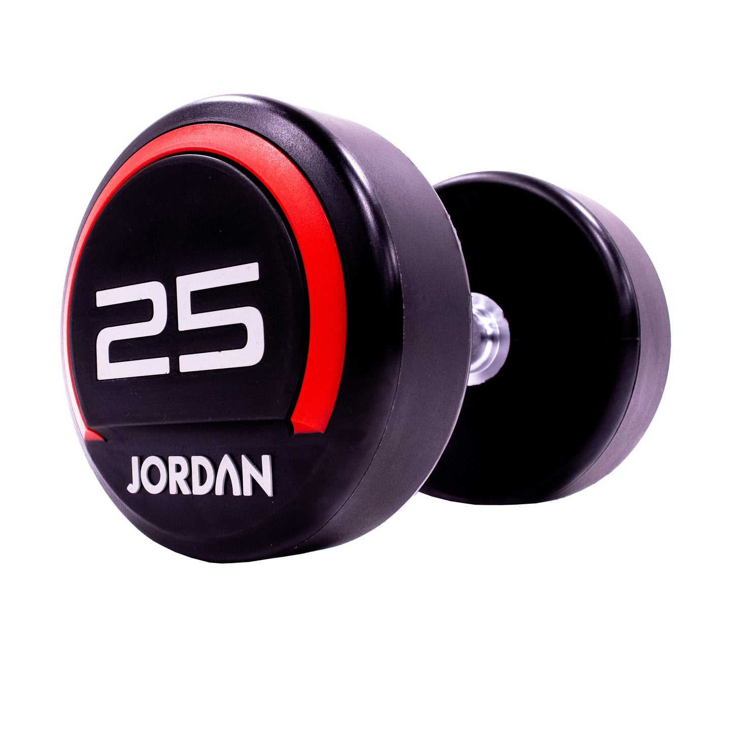 JORDAN Fitness Red Urethane Dumbbels (2.5kg-50kg)