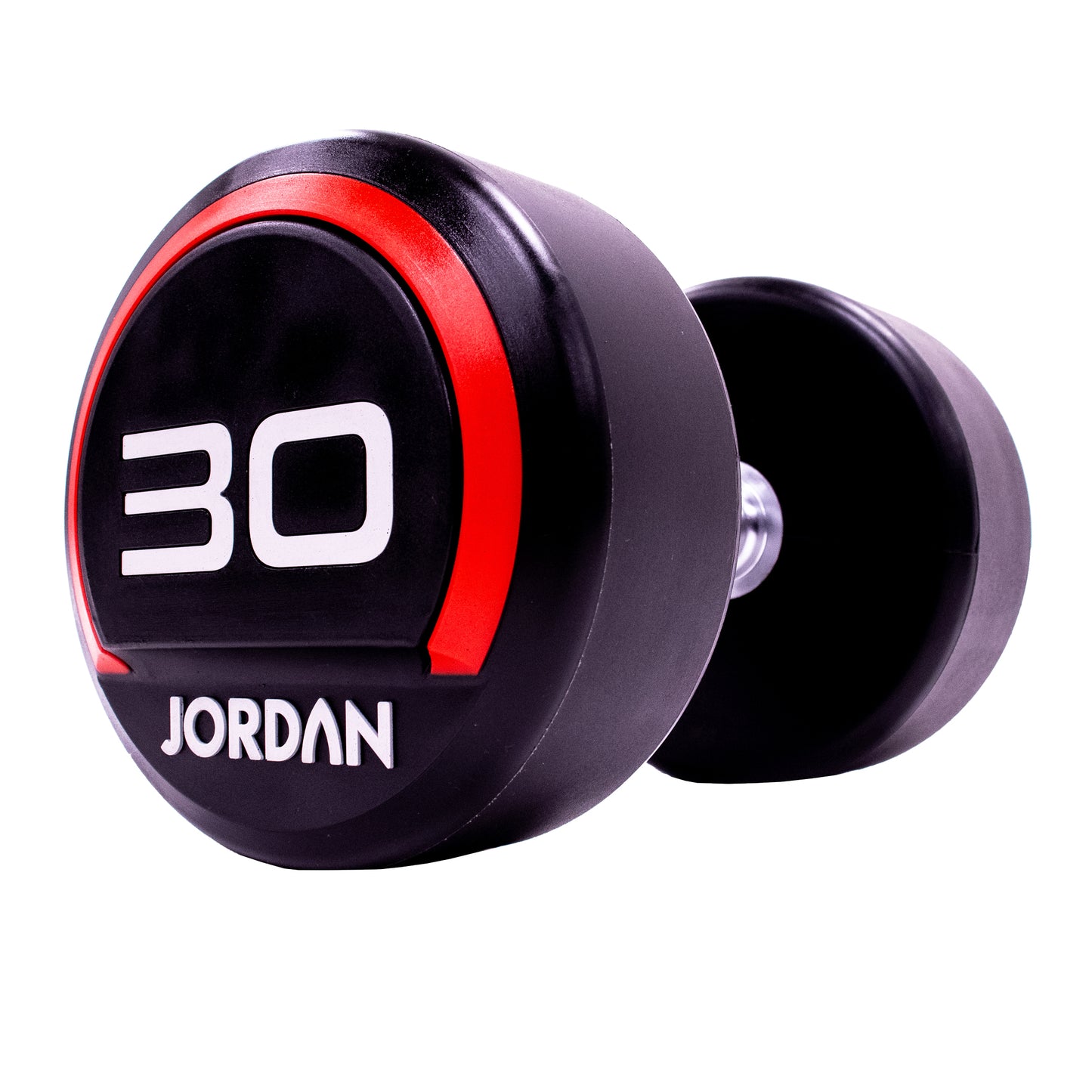 JORDAN Fitness Red Urethane Dumbbels (2.5kg-50kg)