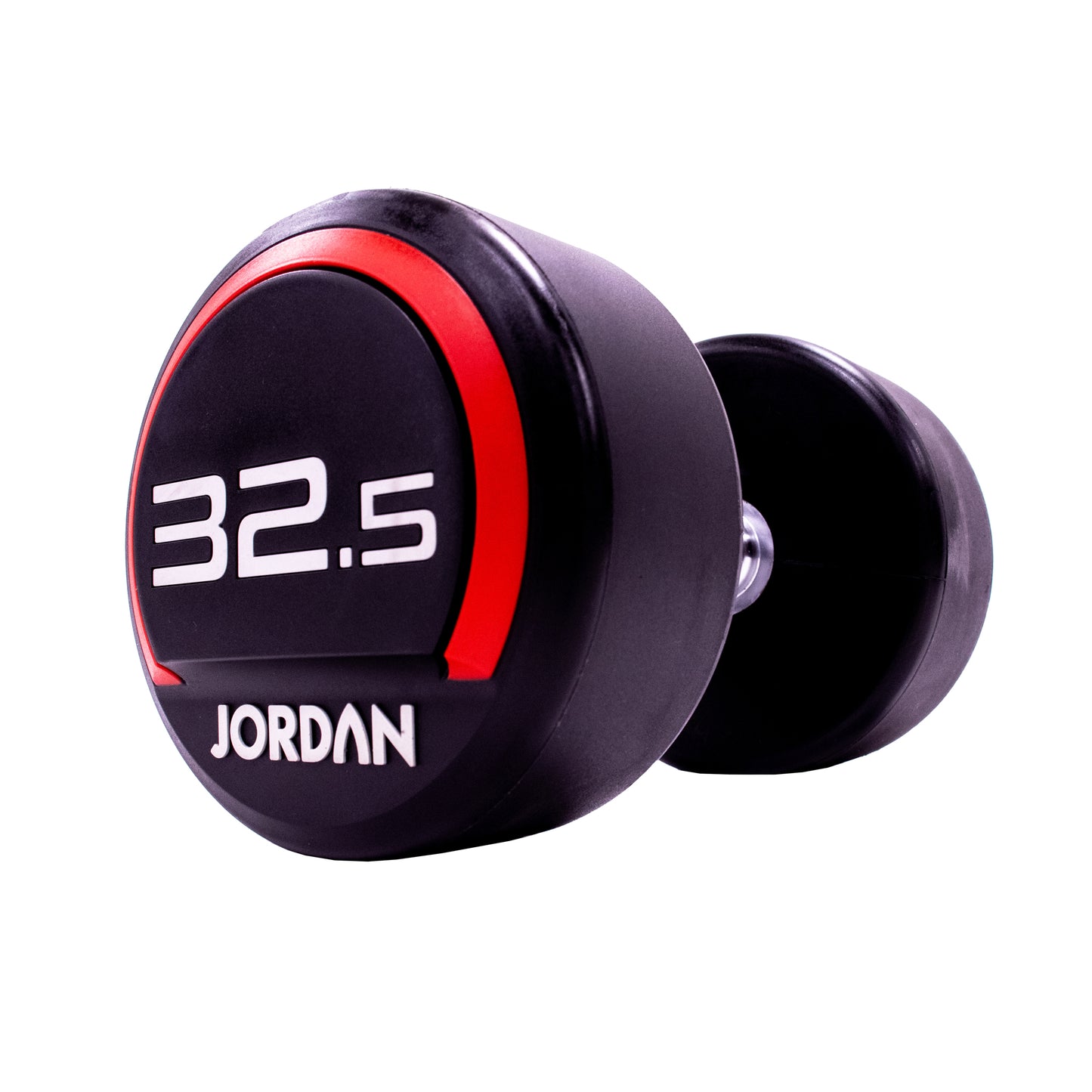 JORDAN Fitness Red Urethane Dumbbels (2.5kg-50kg)