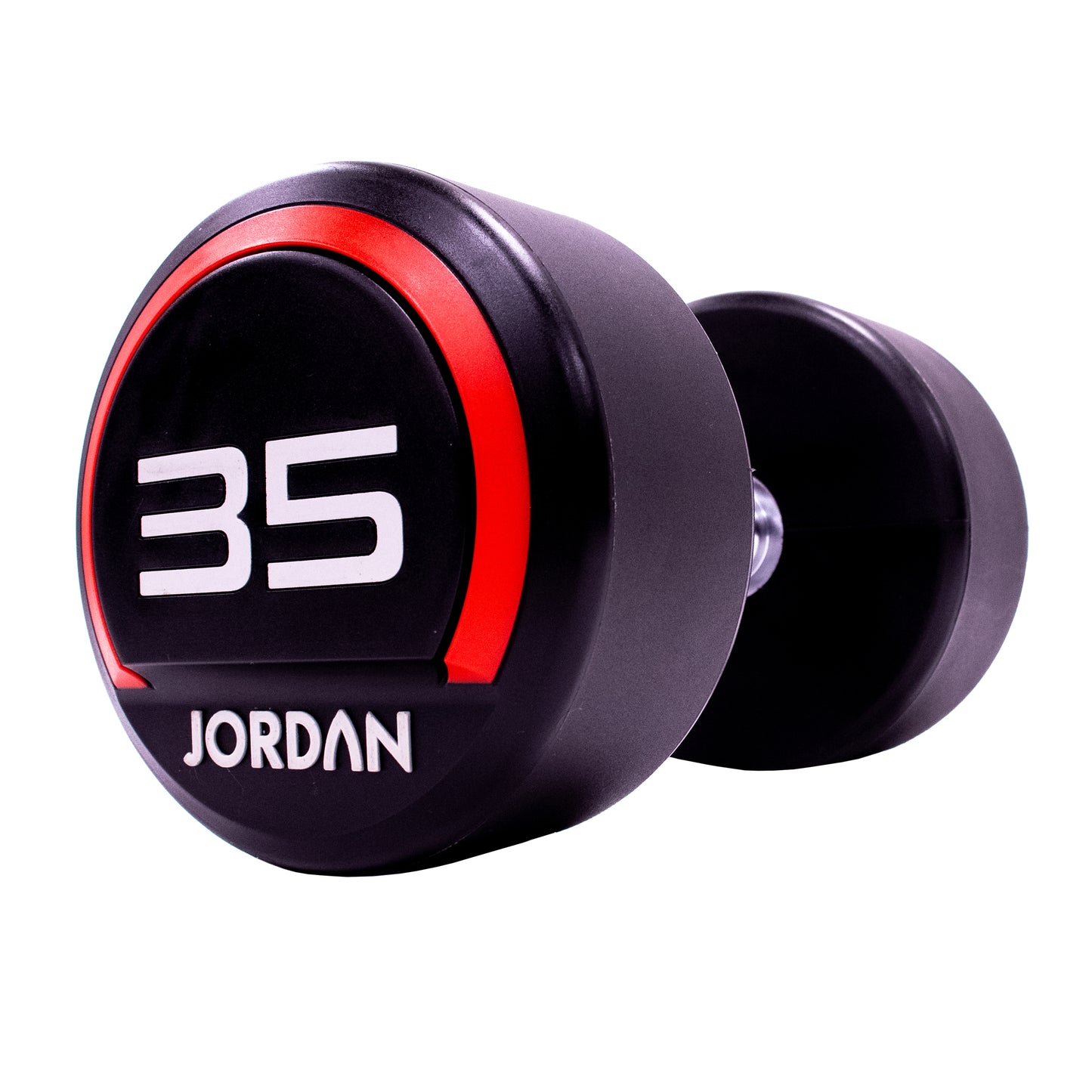 JORDAN Fitness Red Urethane Dumbbels (2.5kg-50kg)