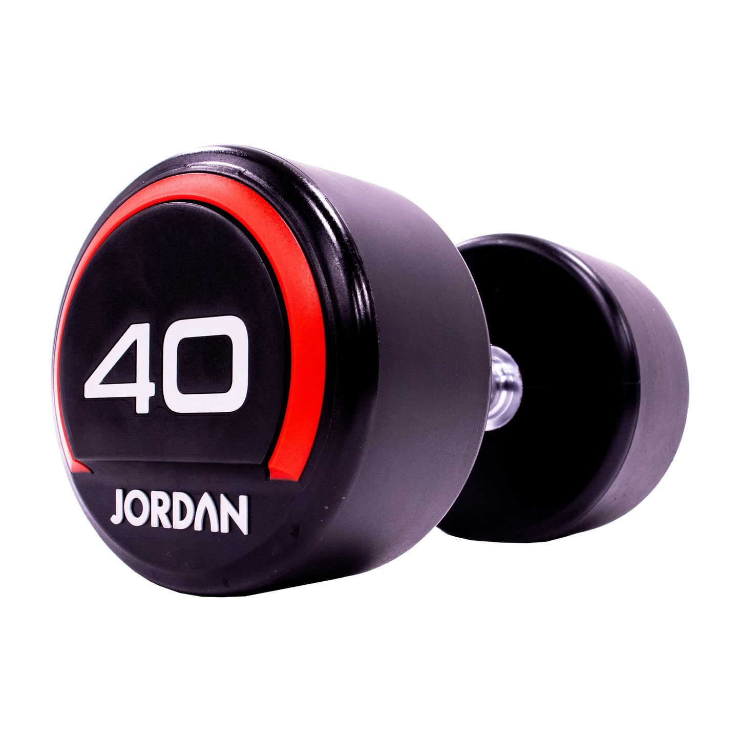 JORDAN Fitness Red Urethane Dumbbels (2.5kg-50kg)