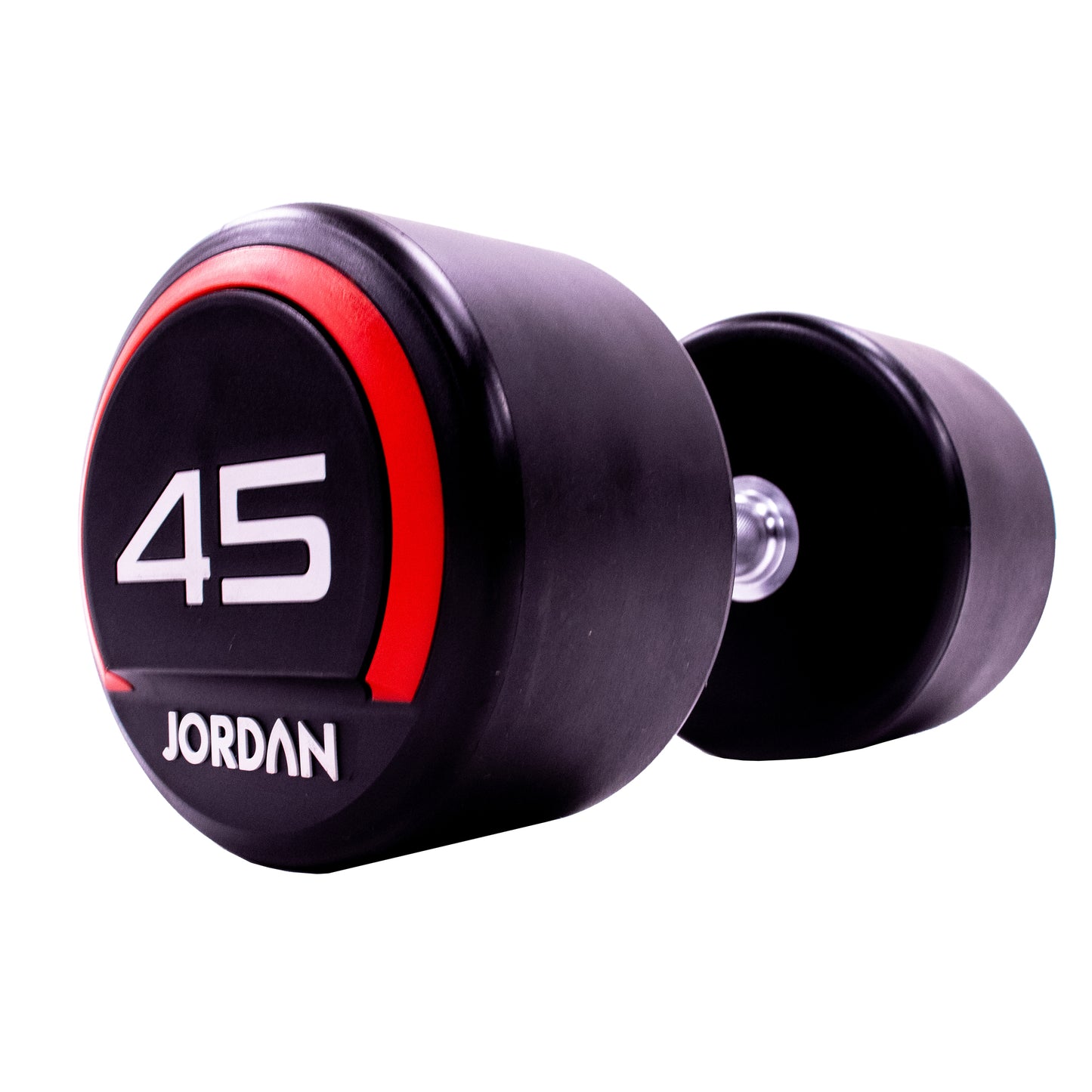 JORDAN Fitness Red Urethane Dumbbels (2.5kg-50kg)