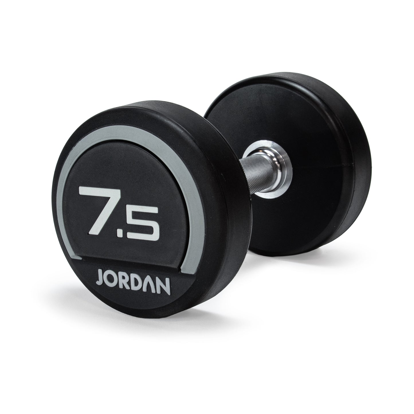 JORDAN Fitness Grey Urethane Dumbbells (2.5kg-50kg)