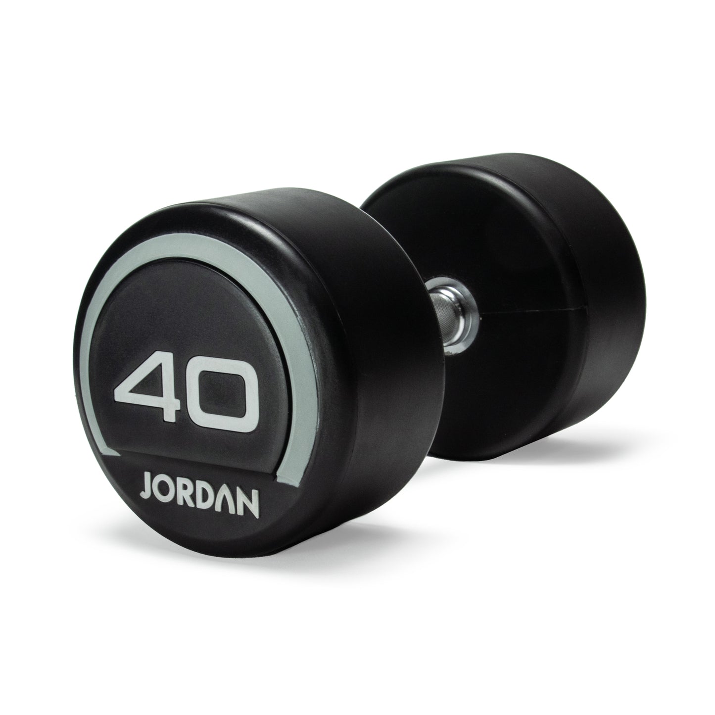 JORDAN Fitness Grey Urethane Dumbbells (2.5kg-50kg)