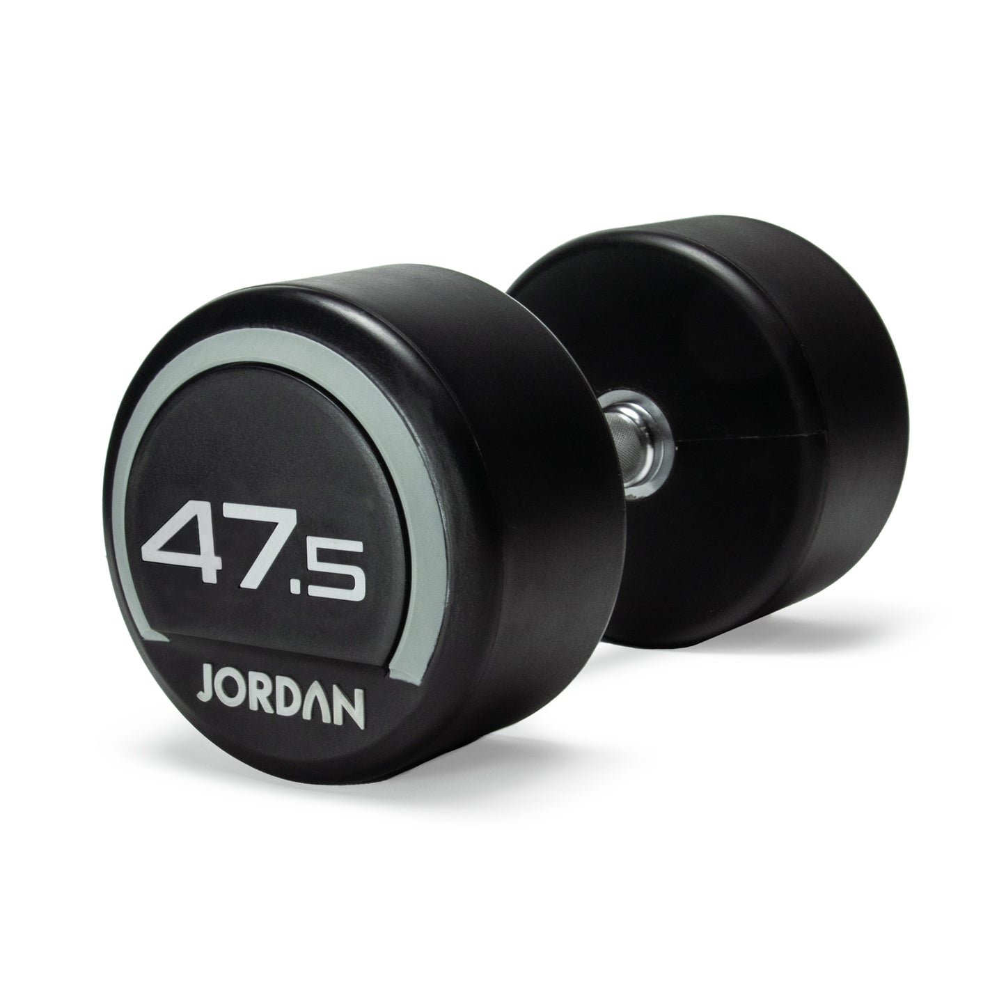 JORDAN Fitness Grey Urethane Dumbbells (2.5kg-50kg)