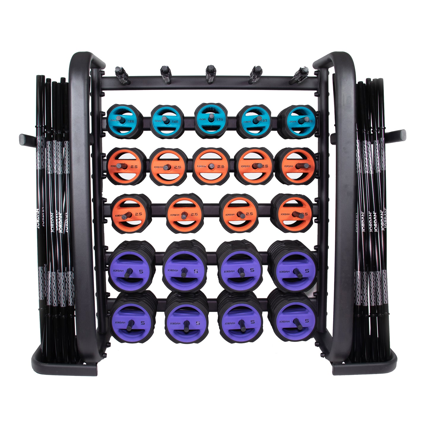 JORDAN® Ignite Pump X ™ Urethane Studio Barbell Sets and Plates