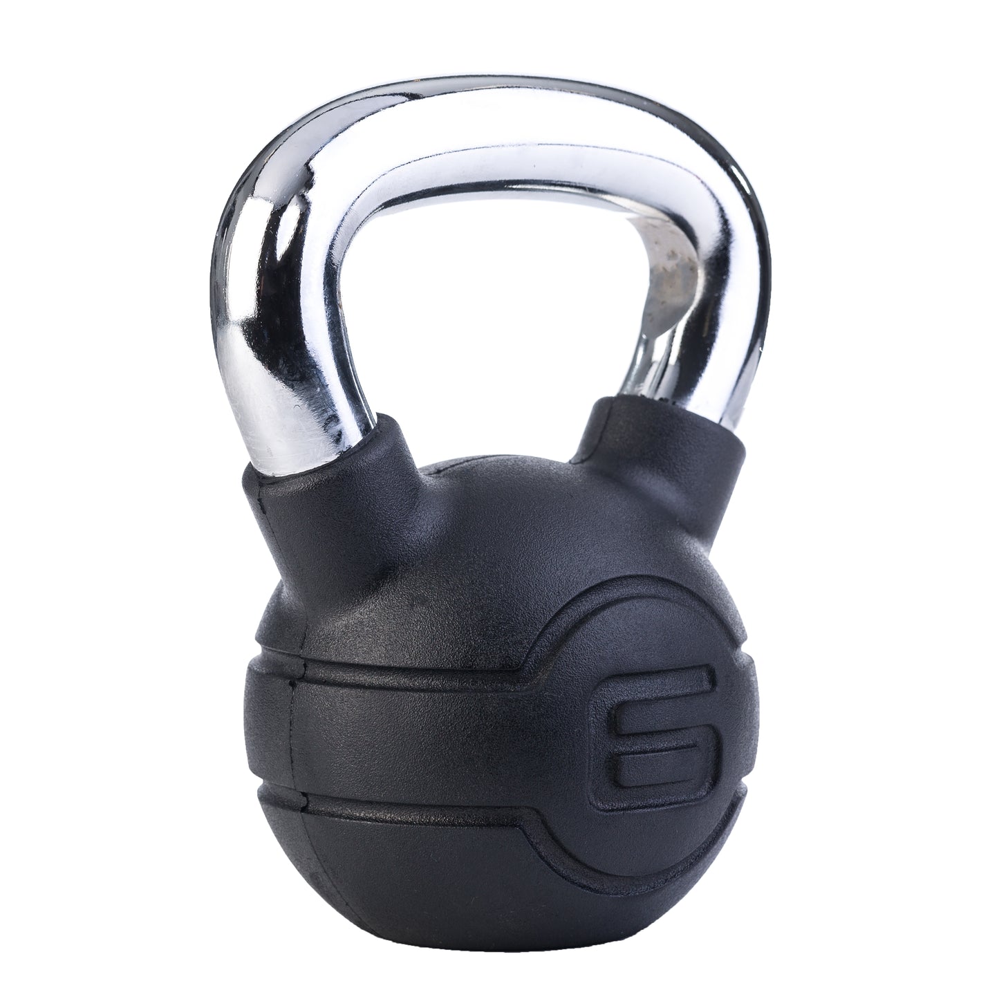 JORDAN Black/Chrome Kettlebell (4kg-24kg)