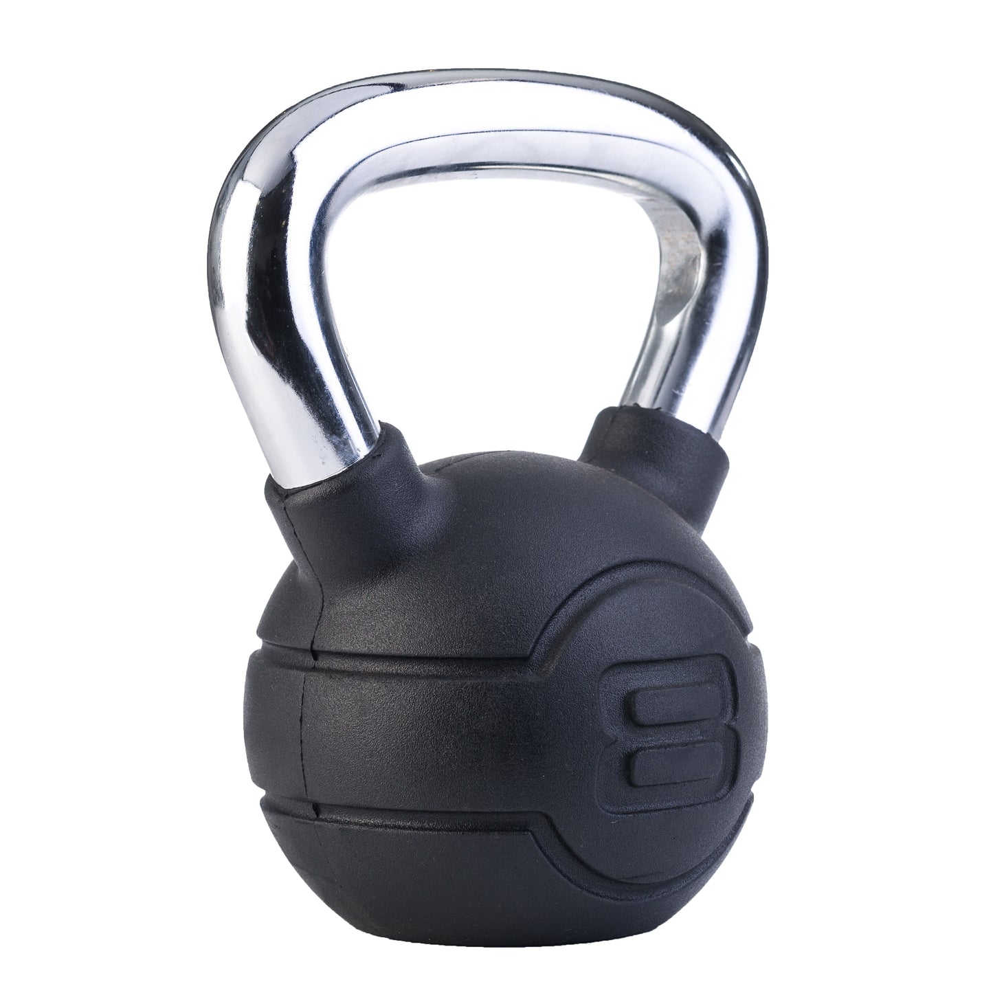 JORDAN Black/Chrome Kettlebell (4kg-24kg)