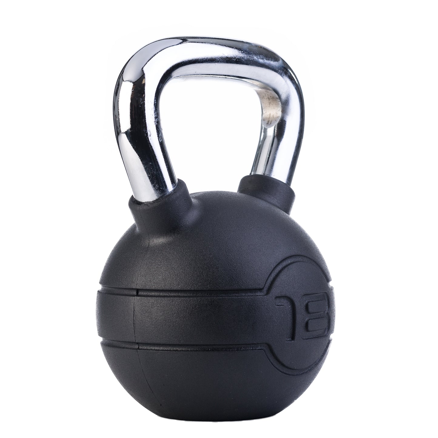 JORDAN Black/Chrome Kettlebell (4kg-24kg)