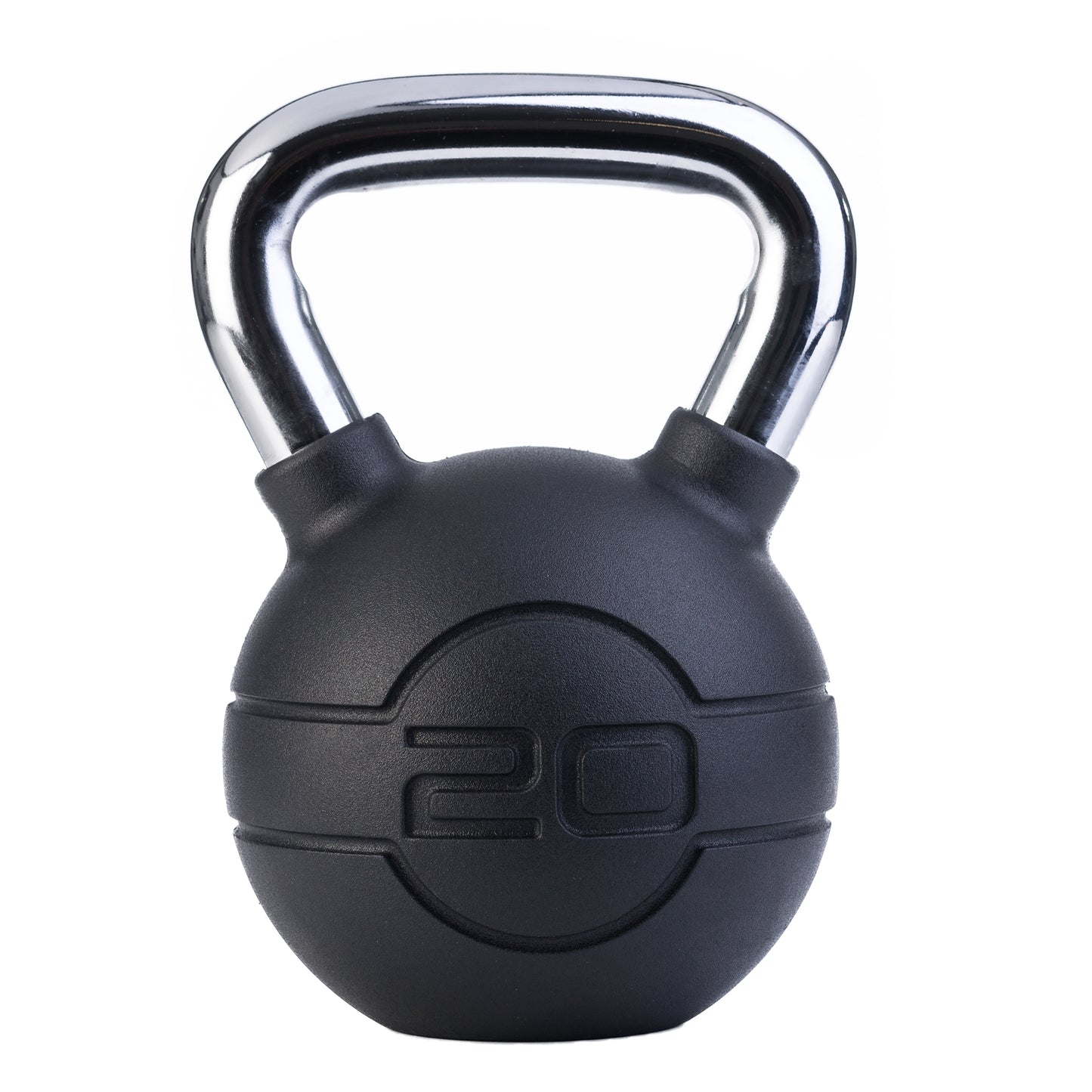 JORDAN Black/Chrome Kettlebell (4kg-24kg)