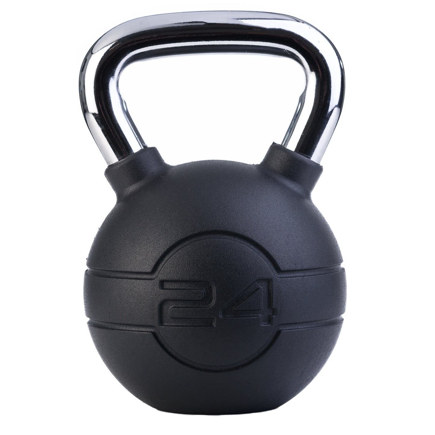 JORDAN Black/Chrome Kettlebell (4kg-24kg)